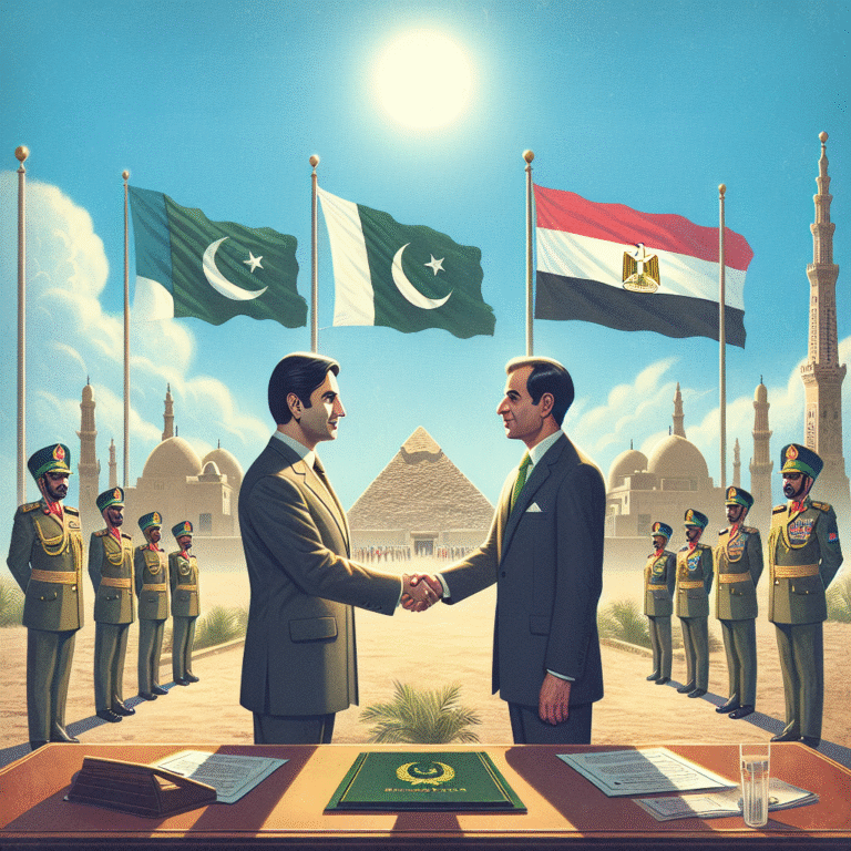 Pakistan and Egypt Revive Bilateral Ties After Years of Inactivity