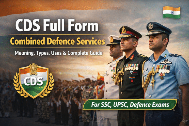 CDS Full Form