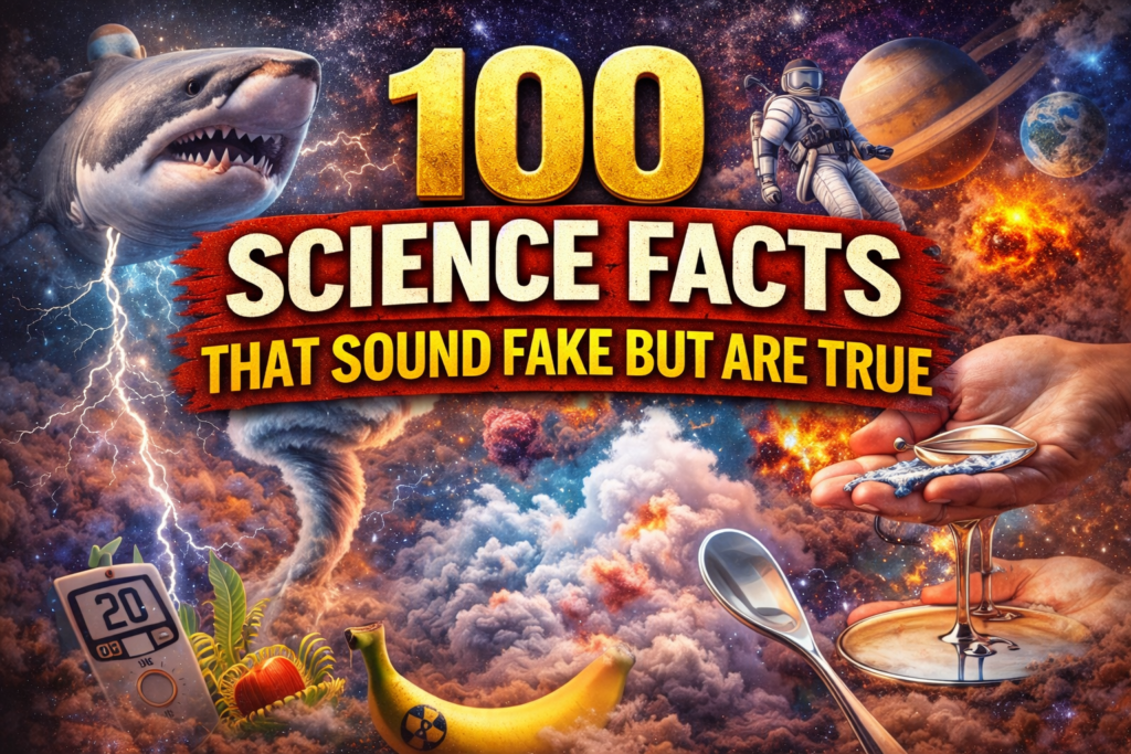 100 Science Facts That Sound Fake But Are True