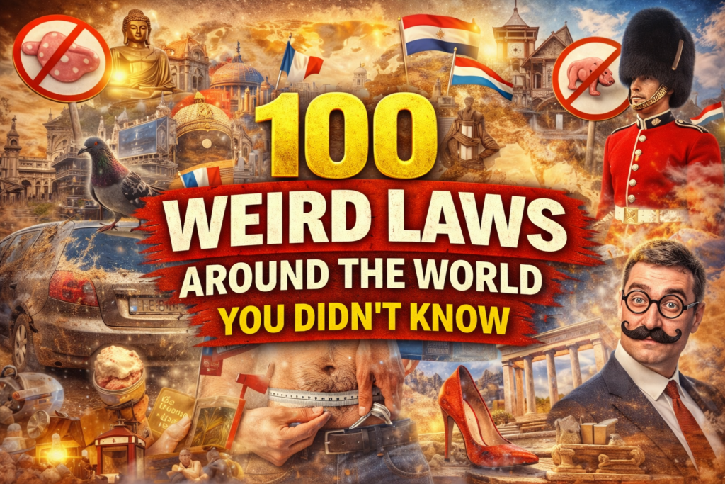 100 Weird Laws Around the World You Didn’t Know