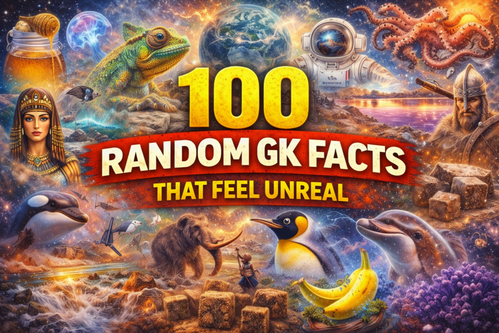 100 Random GK Facts That Feel Unreal