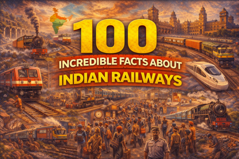 100 Incredible Facts About Indian Railways